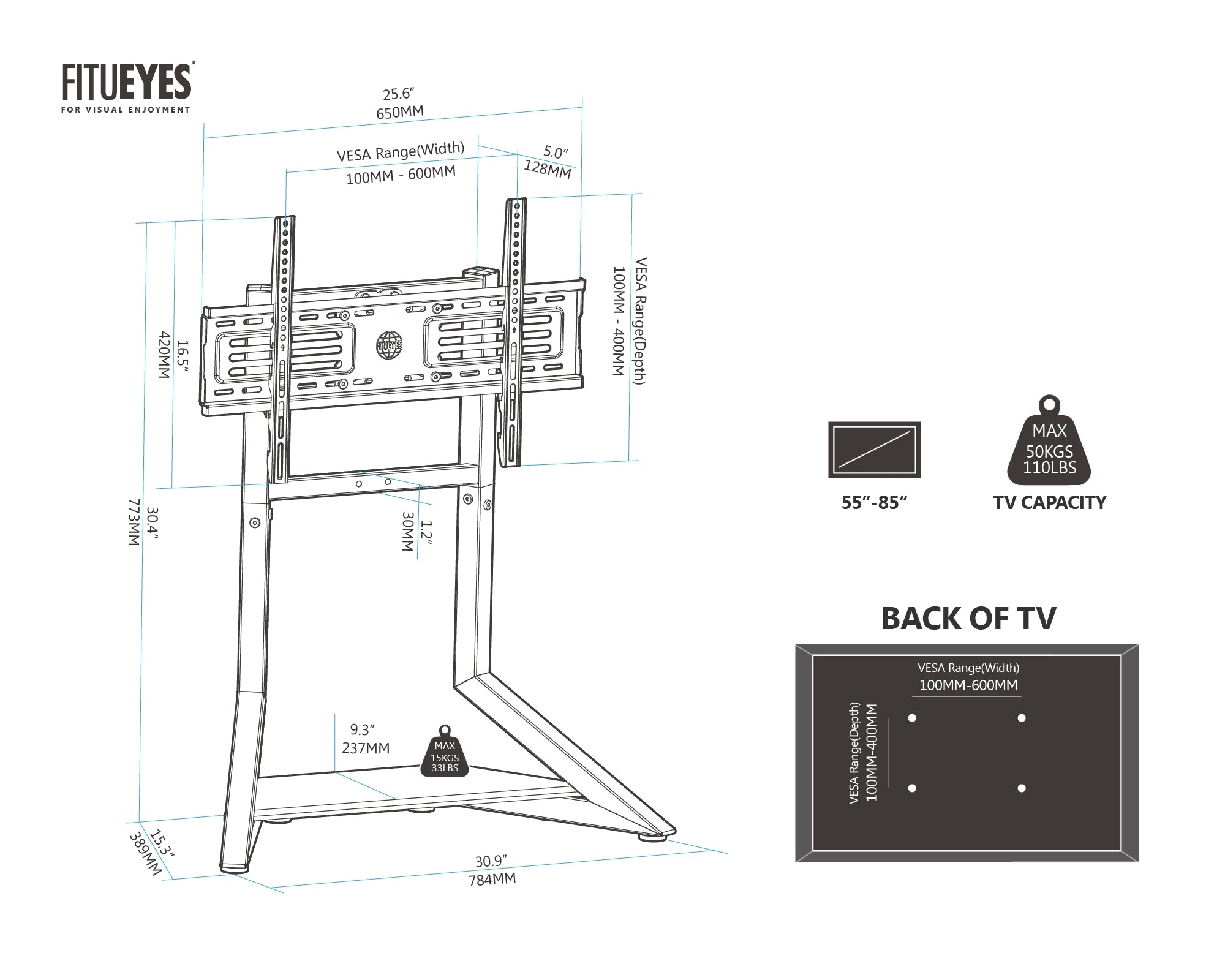 floor-tv-stand-eiffel-series-tabletop