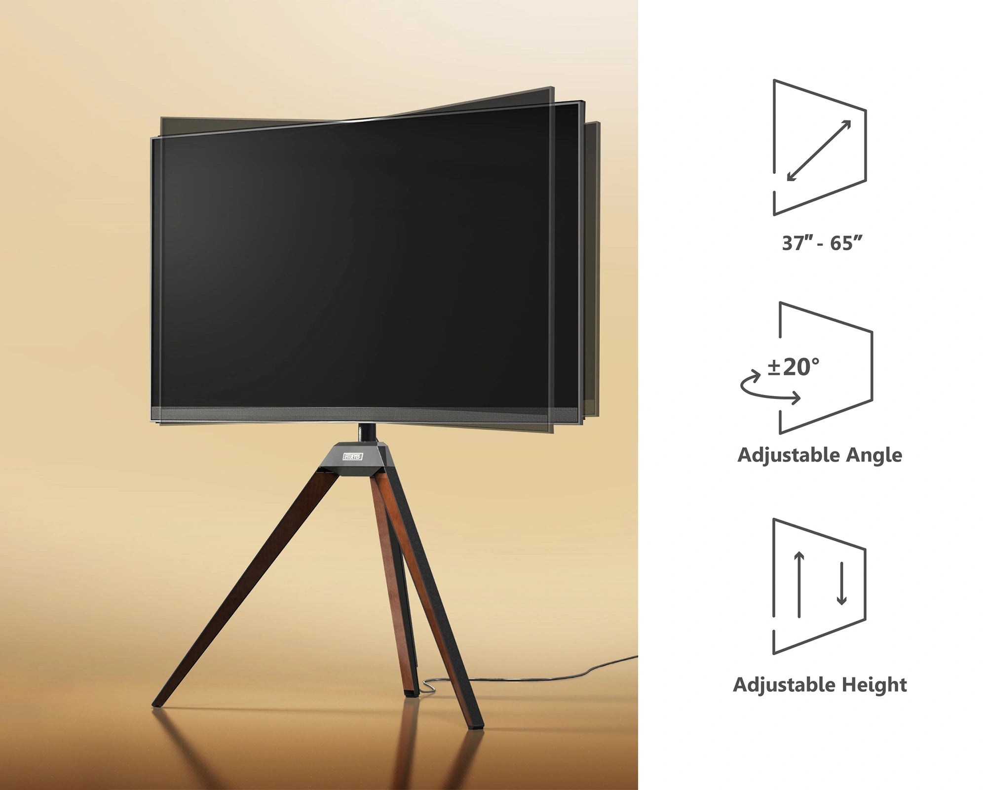 Picasso Series ™ Floor TV Stand |  For 37-65 Inch