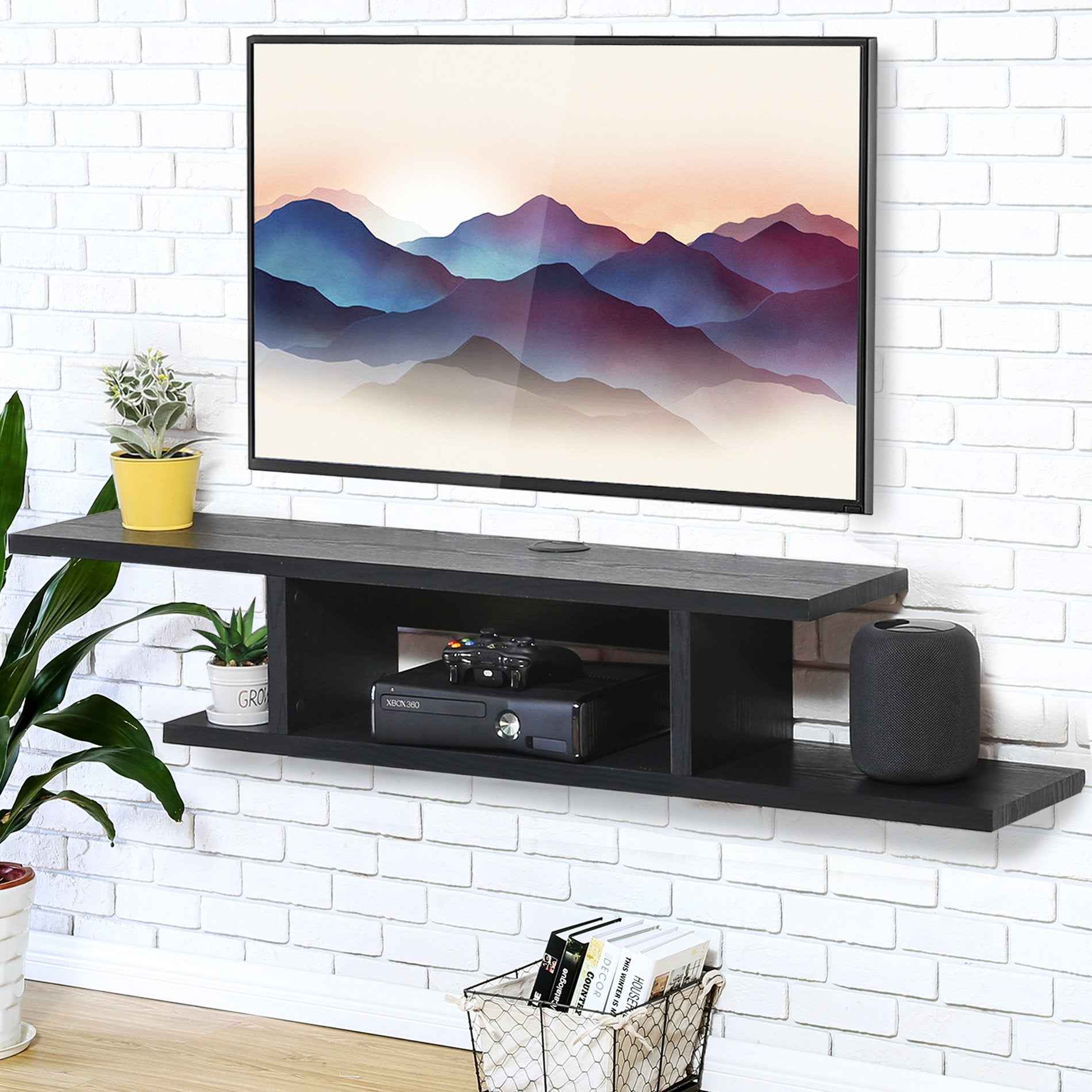 Floating TV Stand Entertainment Center 43 Inch - FITUEYES-CA