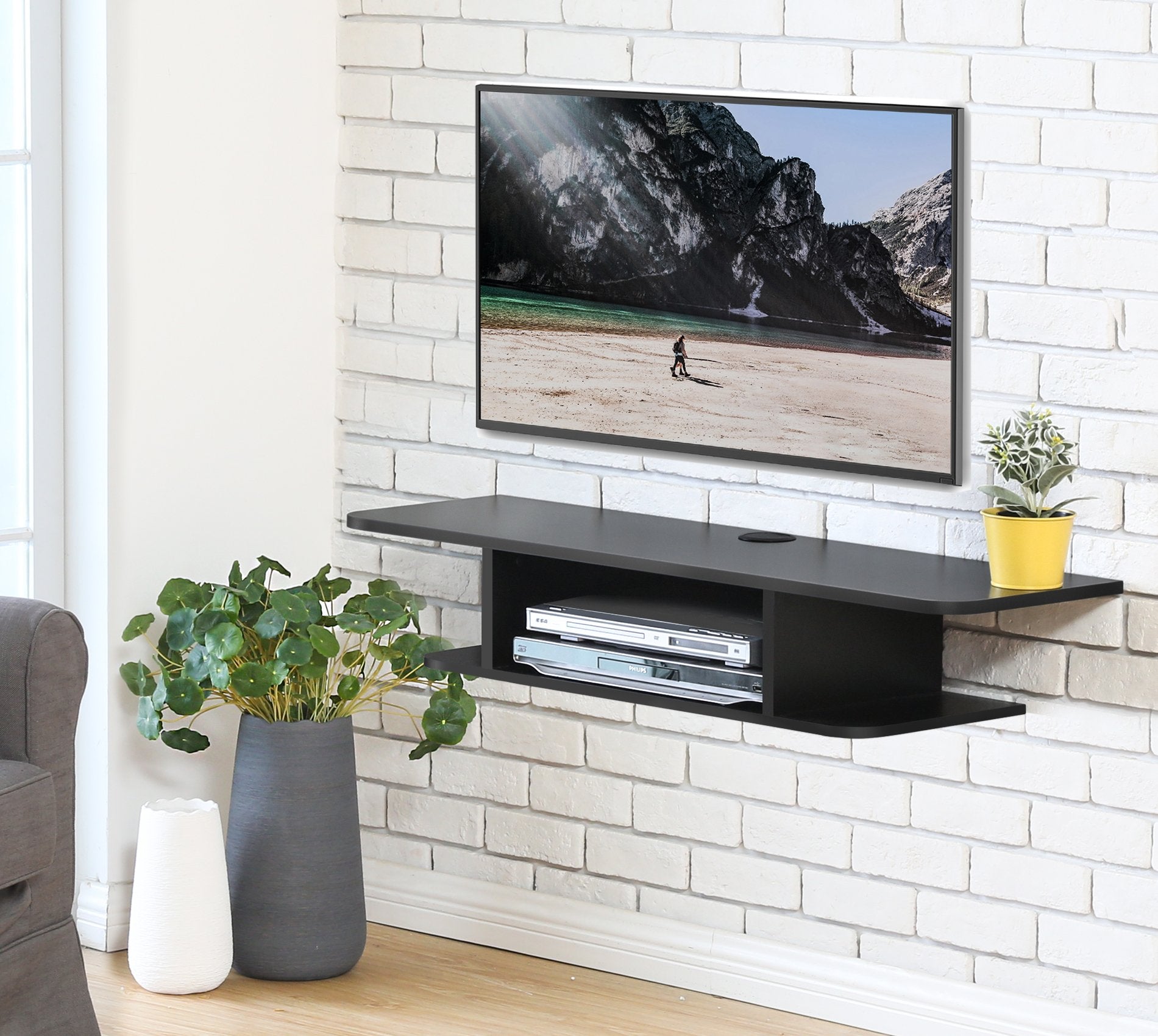 Floating TV Stand Component Shelf 43 inch - FITUEYES-CA