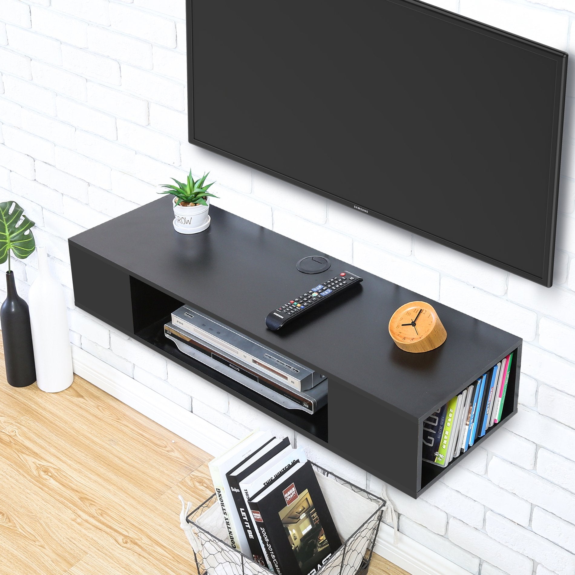 Floating TV Stand Component Shelf 43 Inch - FITUEYES-CA